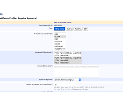 Certificate Profile Management