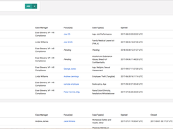 Case Management Interface