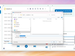 Export Transcripts to PDF or Word