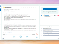 Transcribe any media files