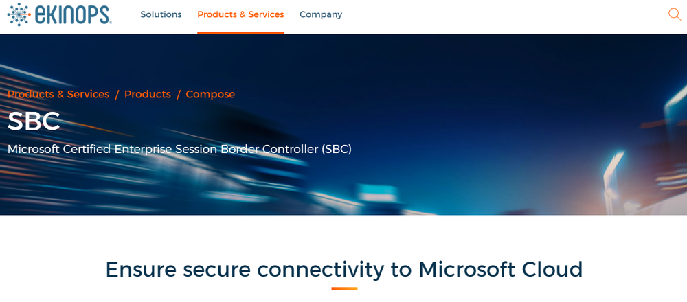 Ekinops SBC Screenshot 1