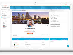 Brainier LMS Learner Profile Page