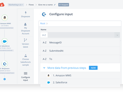 Map data between non-adjacent integration steps