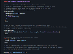 elastic4s Screenshot 1