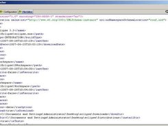 An editor of a configuration file.