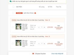 Chi tiết giỏ hàng