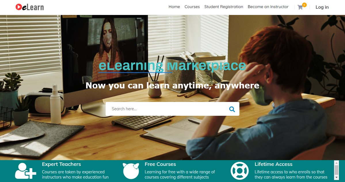 eLearning Marketplace Screenshot 1