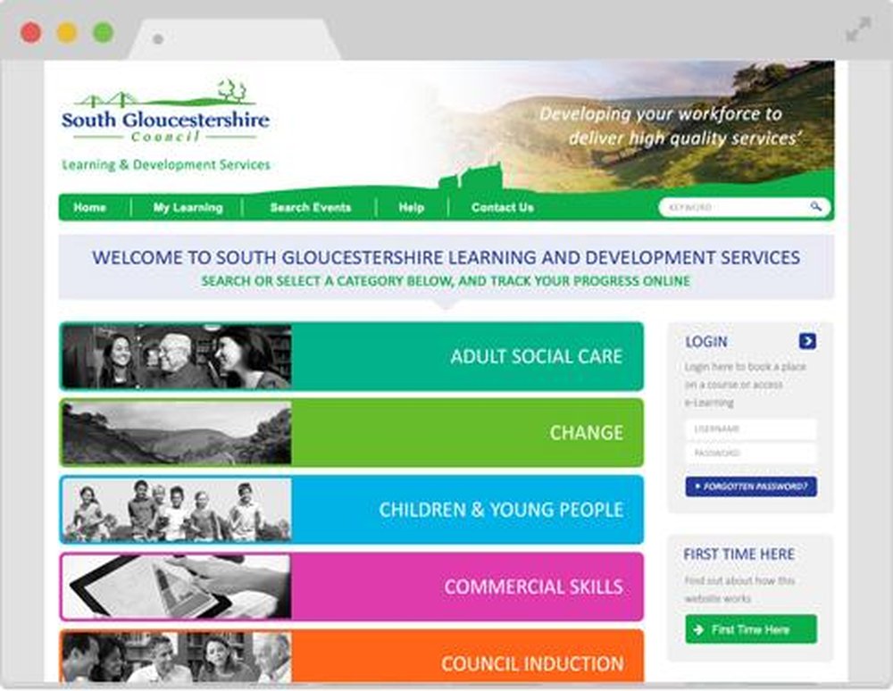 eLearning Platform Screenshot 1