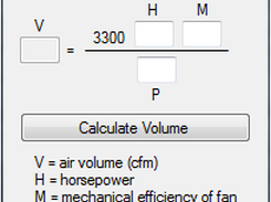 Air Volume Calculator