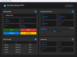 ElectricBlue-Ethereum-Miner Screenshot 1