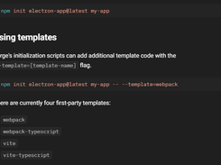 Electron Forge Screenshot 1