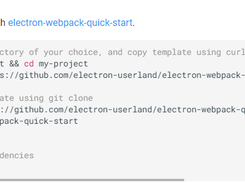 electron-webpack Screenshot 1