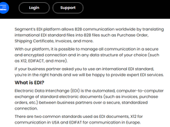 Segment EDI Platform Screenshot 1