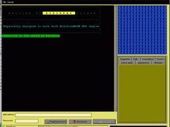 Username and password input