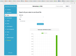 Elementary POS Sales and export to Excel