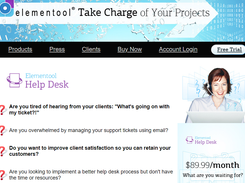 Elementool Help Desk Screenshot 1