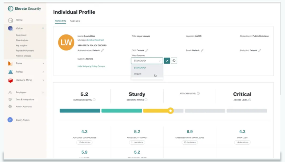 Elevate Security Screenshot 1
