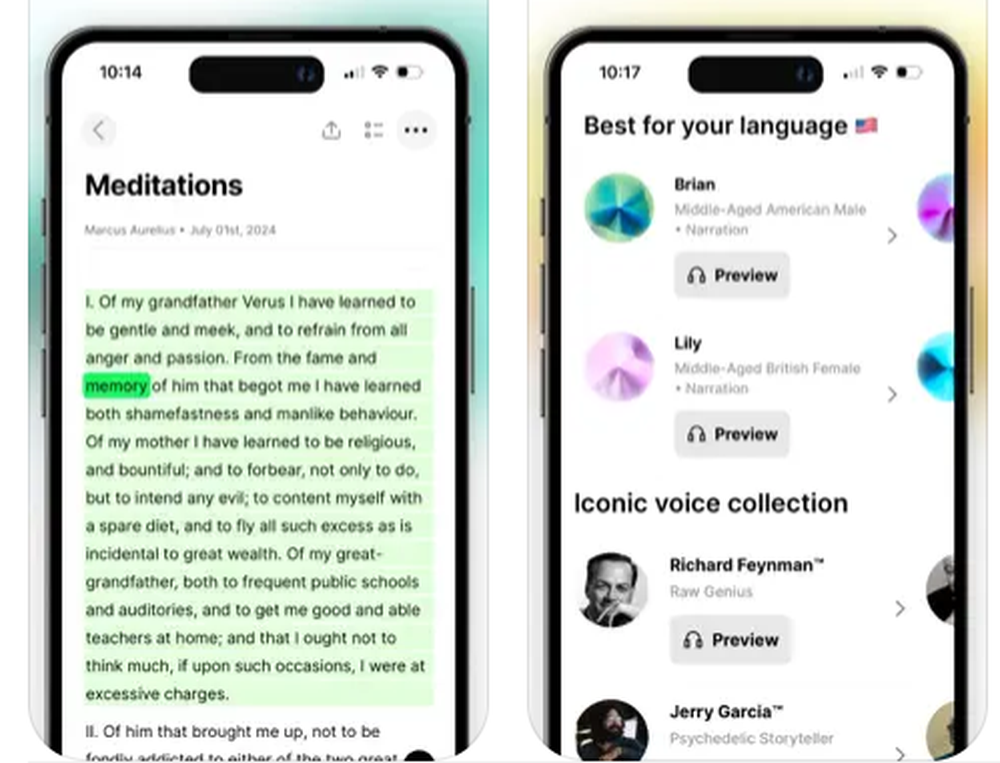 ElevenReader Screenshot 1