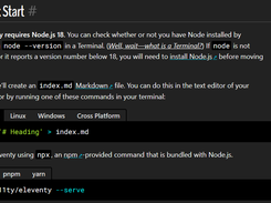 eleventy Screenshot 1
