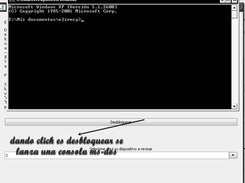 Llamando a la consola MS-DOS