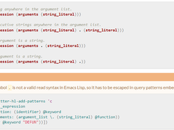 ELisp Tree-sitter Screenshot 1