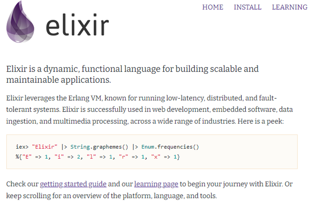 Elixir Screenshot 1