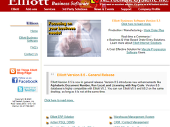 Elliott Business Software Screenshot 1