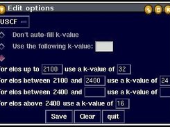 Editing options (auto-fill k-value based on ELO)