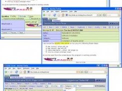 Typical screen in an electronic logbook