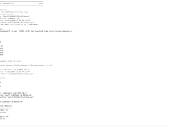 Log file excerpt of dual 74161 fault simulation