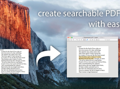 Create searchable PDFs with ease