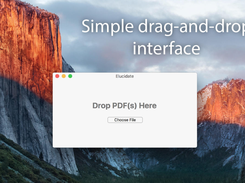 Simple drag-and-drop interface