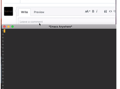 Emacs Anywhere Screenshot 1