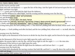 Tooltips show lexical data.