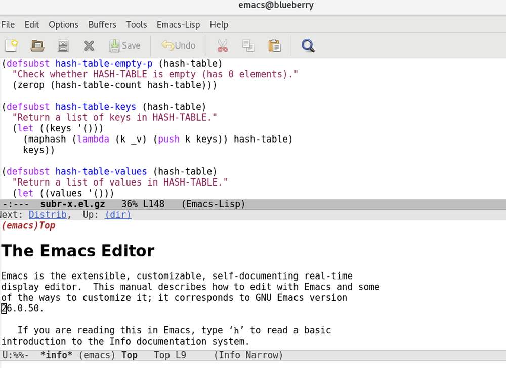 Emacs Screenshot 1