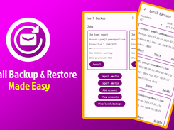 Email Backup App Screenshot 1