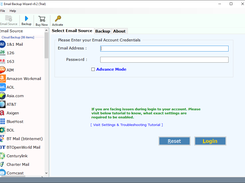 Email Backup Software Screenshot 1