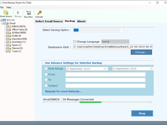 Email Backup Software Screenshot 3