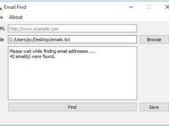 Finding emails in a file