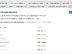 Blacklisting Domains