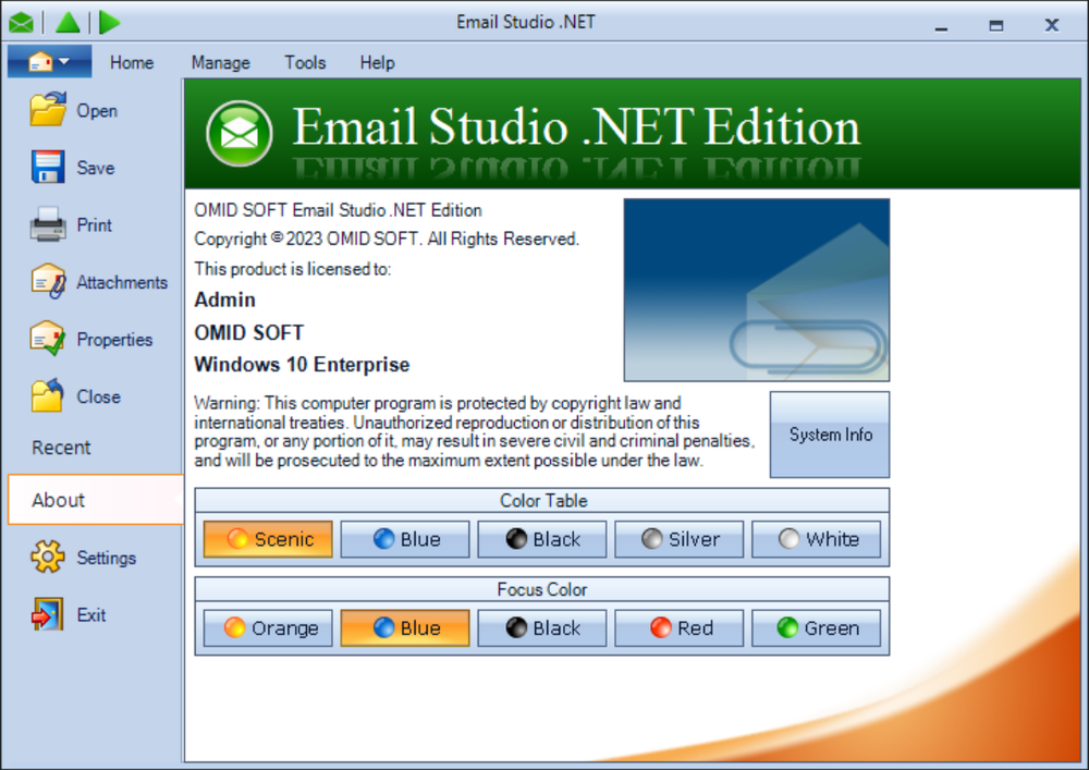 Email Studio .NET Screenshot 1