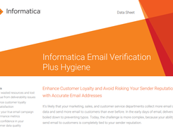 Informatica Email Verification Plus Hygiene Screenshot 1