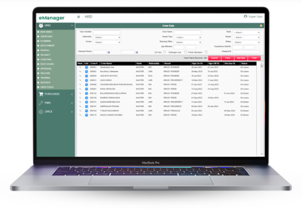 eManager Screenshot 1