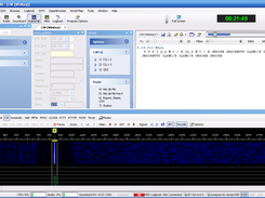 Real-time CW deconding and waterfall using DM780 software.