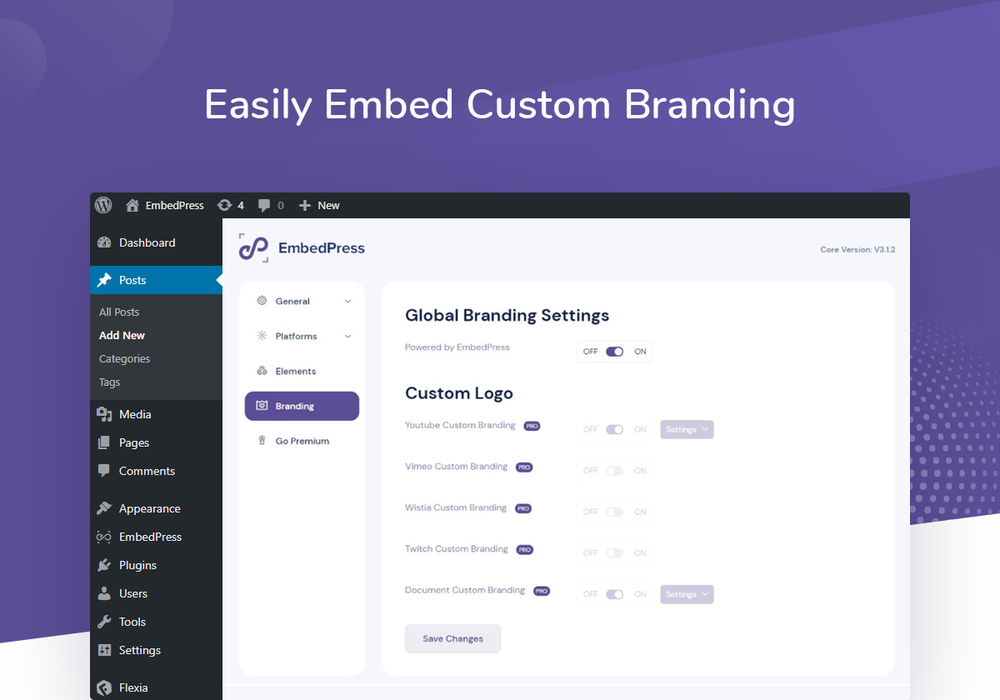 EmbedPress Custom Branding