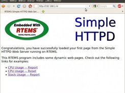 RTEMS web server on MINI2440 QEMU