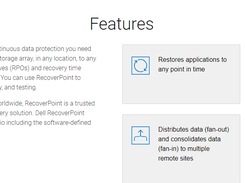 EMC RecoverPoint Screenshot 1