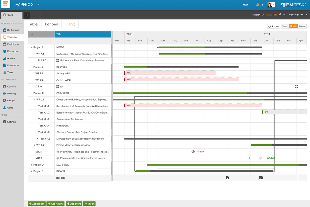 Plan & Organise: Design and budget projects of any scale.