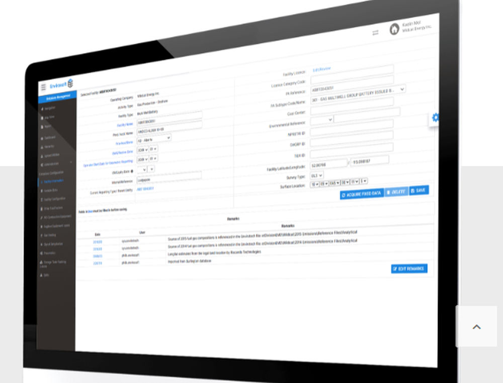 Emissions Manager Screenshot 1