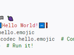 Emojicode Screenshot 1